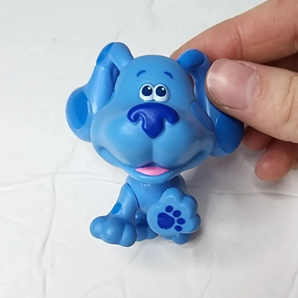 Nickelodeon Blue's Clues Cake Topper Blue Dog Figure 2“ Viacom Just Play 2019